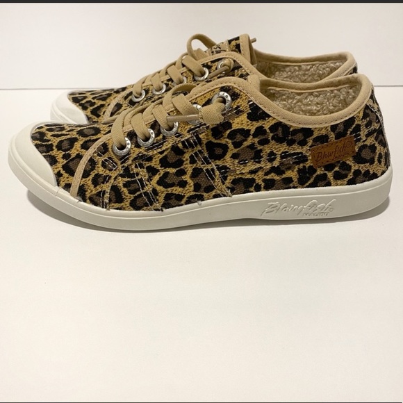 Blowfish Vesper Canvas Kitty Kat Leopard Sneakers - Picture 9 of 14